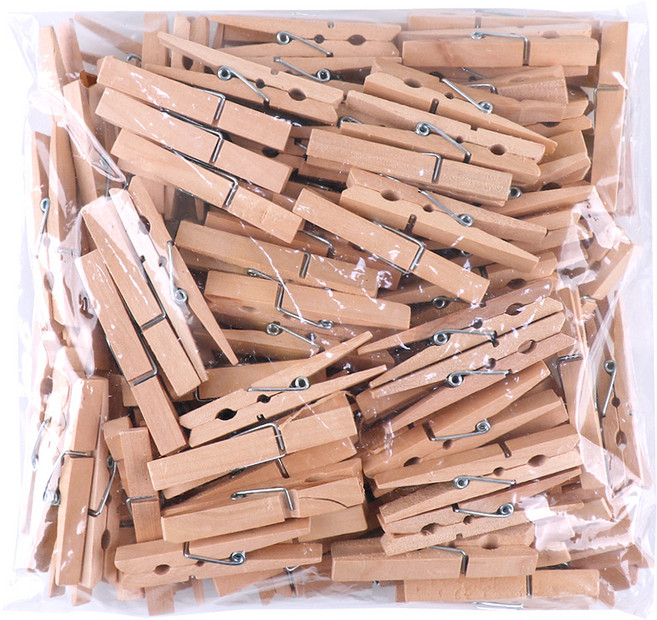 유니아트 나무집게 특대 150p, 원목, 1개