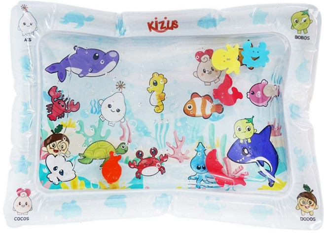 키저스 베베 플레이타임 워터매트 촉감각완구, 1개, 화이트