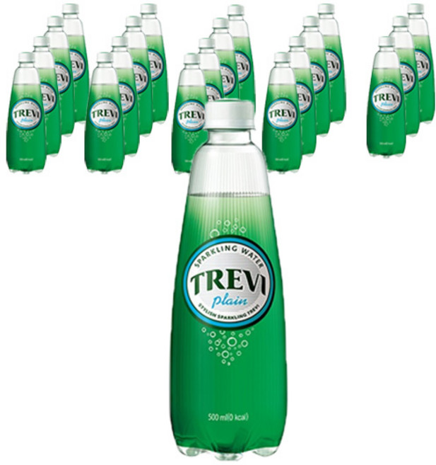 트레비 플레인 페트, 500ml, 20개