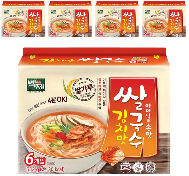 백제 즉석쌀국수, 92g, 30개