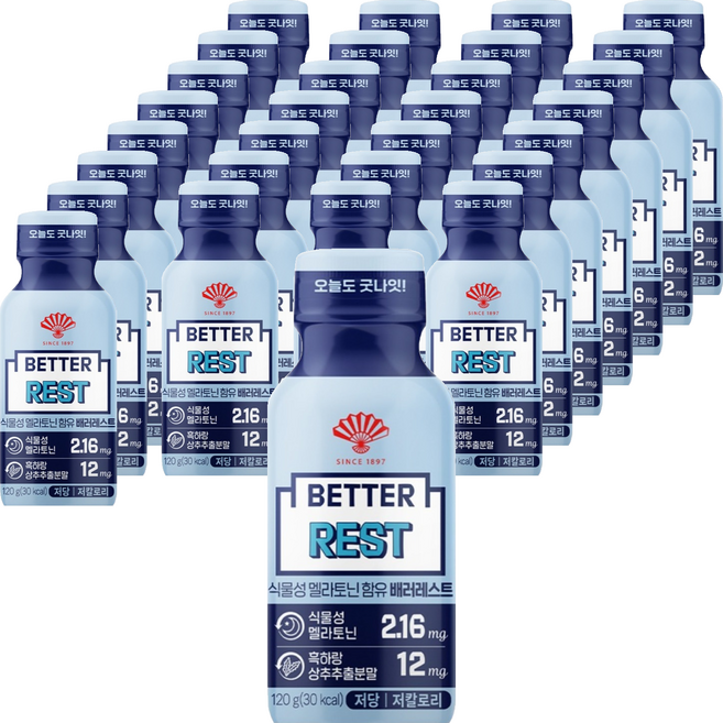 동화약품 식물성 멜라토닌 2.16mg 함유 배러레스트, 120g, 30개