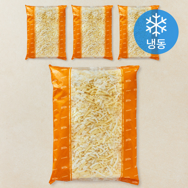 코다노 DMC-F 피자토핑 (냉동), 2.5kg, 4개입, 1세트