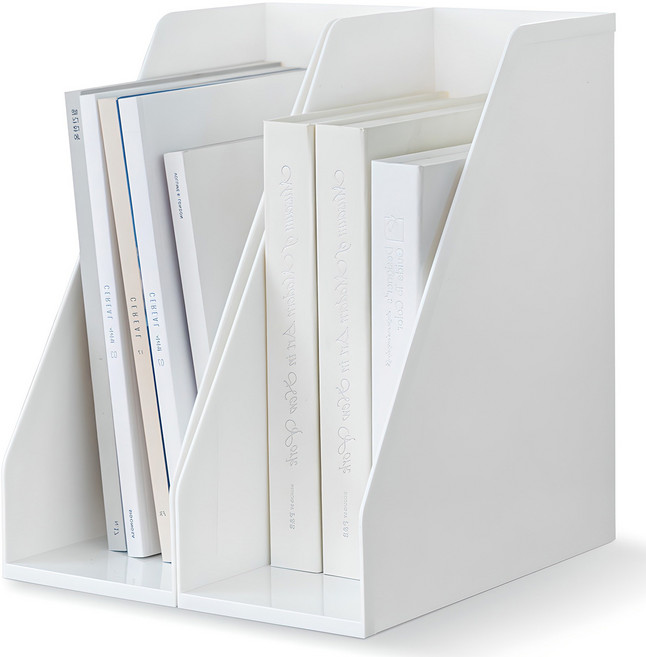 프랑코홈 파일꽂이 대, 화이트, 2개