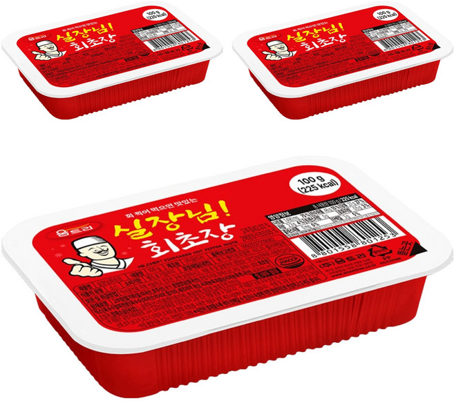 움트리 실장님 회초장, 100g, 3개