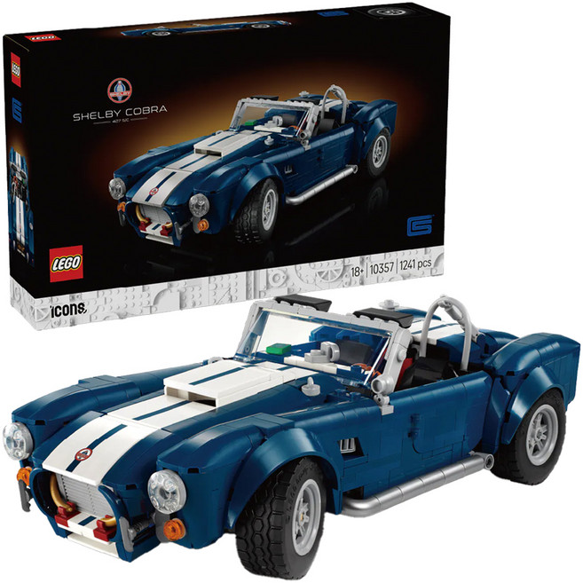 LEGO Shelby Cobra 10357 427 S/C, 深藍色, 1組