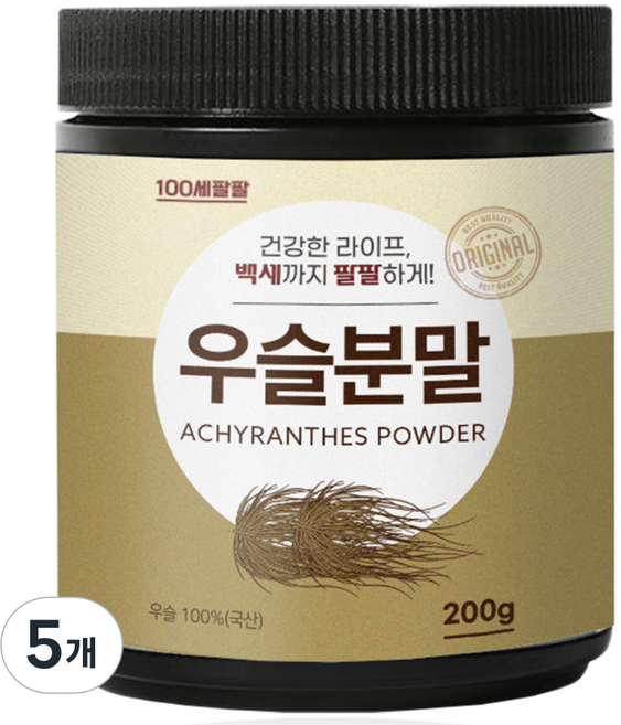 백세팔팔 우슬분말, 5개, 200g