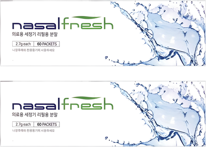 나잘후레쉬 코세정용 분말 60p, 2개