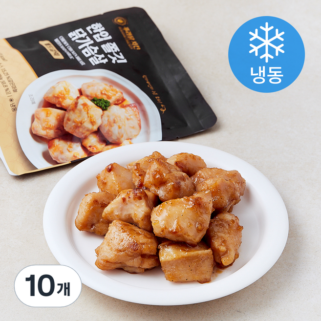 푸라닭치킨 한입쫄깃 닭가슴살 매드갈릭 (냉동), 100g, 10개, 1개입