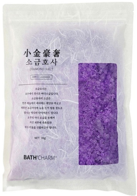 바스참 다이아몬드솔트 입욕제 라벤더, 1kg, 1개