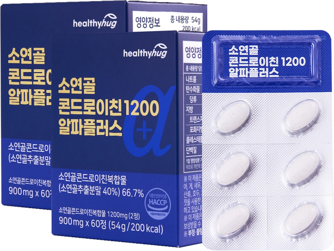 헬씨허그 소연골 콘드로이친 1200 알파 플러스, 2개