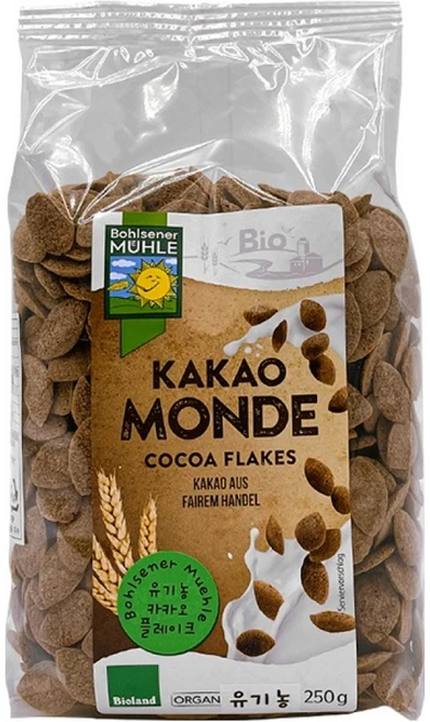 볼제너뮬러 유기농 카카오 플레이크, 250g, 1개 - 쿠팡