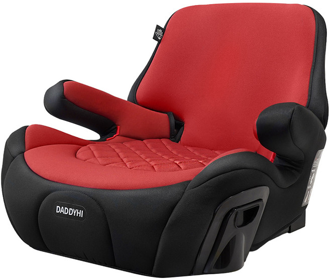 DADDY Hi 加厚設計 兒童車用 isofix 增高墊 KC01 3歲以上 適用體重15~36kg, 酒紅色, 1個