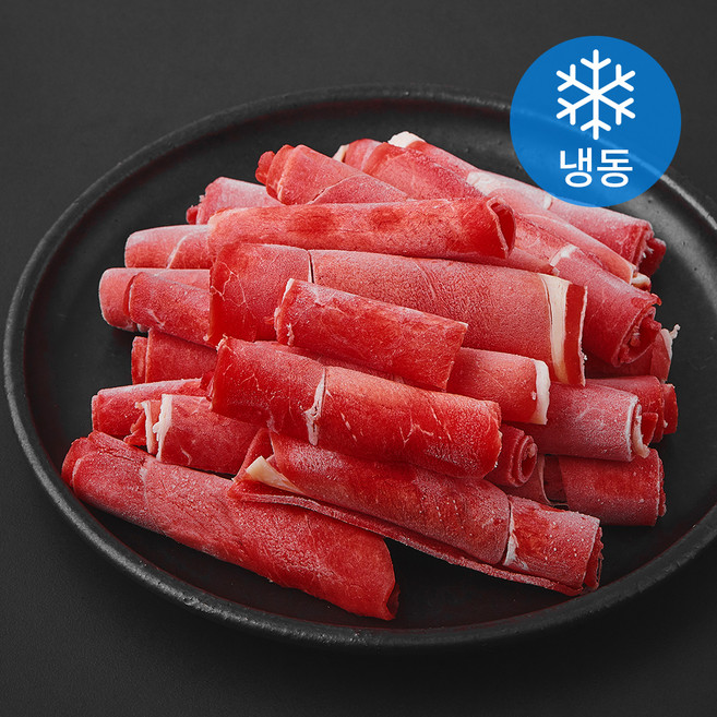 호주산 샤브샤브용 소고기 (냉동), 1kg, 1개