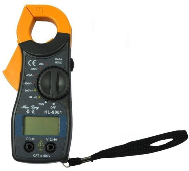 豪菱 鉗夾式液晶電表 HL9001, 1個