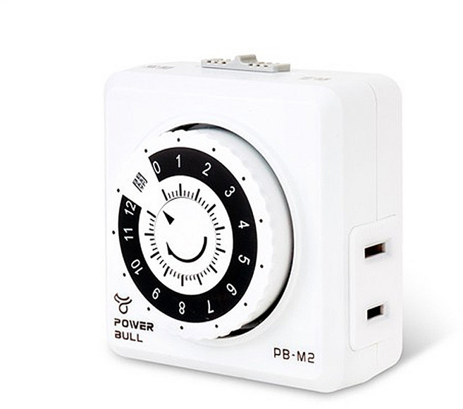 POWER BULL 動力公牛 太簡單 12小時倒計時定時器 機械式, PB-M2, 1個