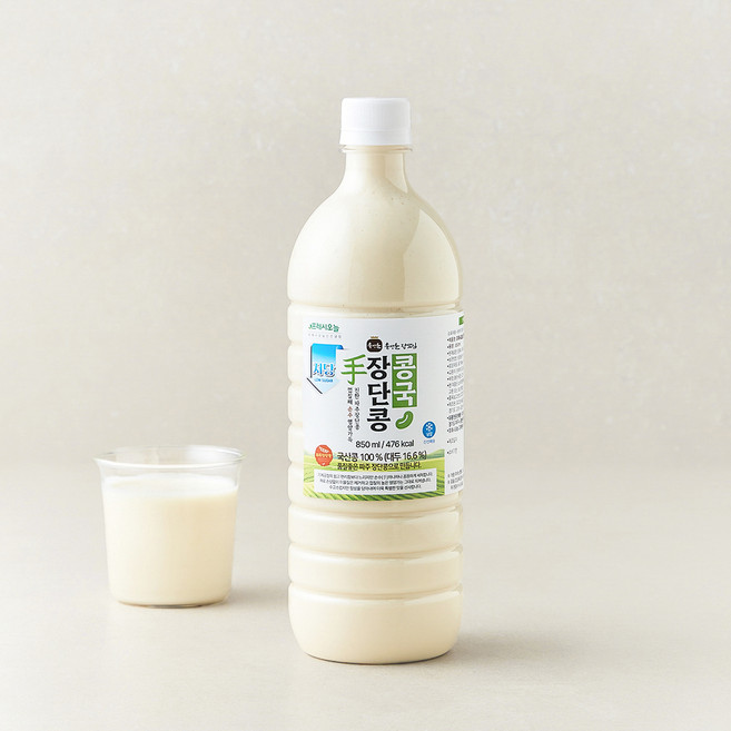 프레시오늘 껍질째 손수 영양가득 진한 장단콩 콩국, 850ml, 1개