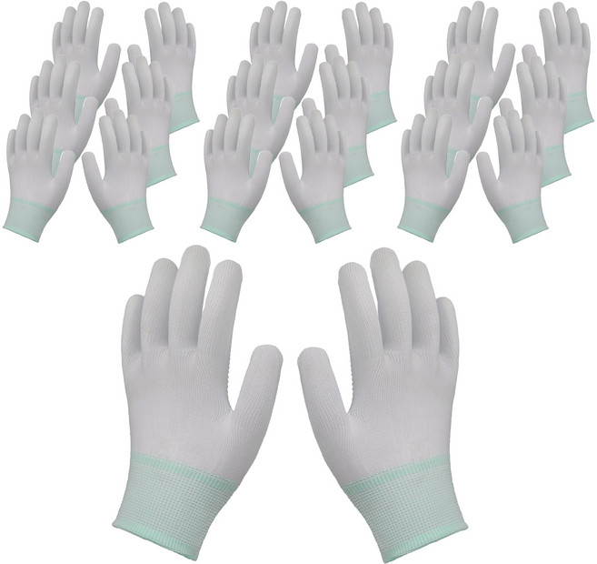 신정글러브 클로버 내피장갑 S, 화이트, 10개