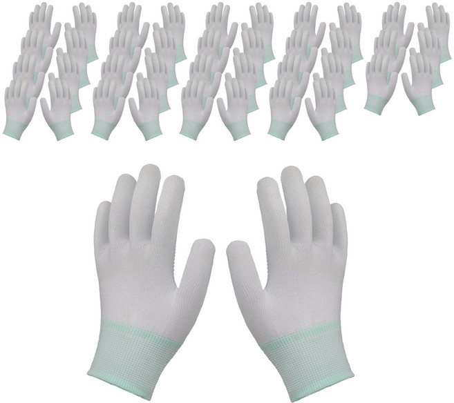 신정글러브 클로버 내피장갑, 화이트, 20세트