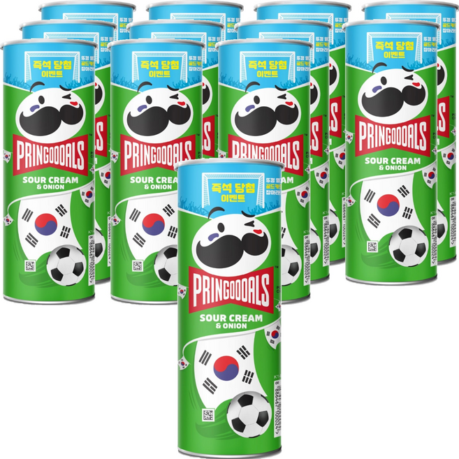 프링글스 사워크림 앤 어니언, 110g, 12개