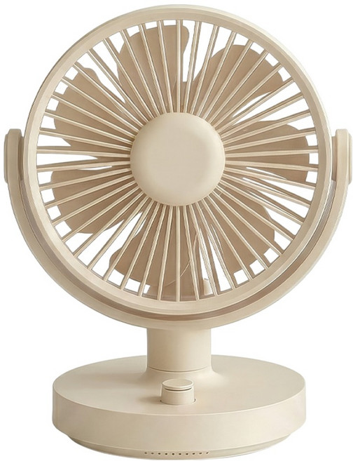 레토 10단 풍량 무선 자동 회전 탁상용 선풍기, LMF-PS02, 베이지