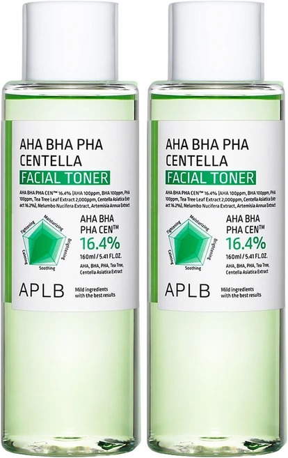 APLB 아하 바하 파하 센텔라 페이셜 토너, 2개, 160ml - 쿠팡