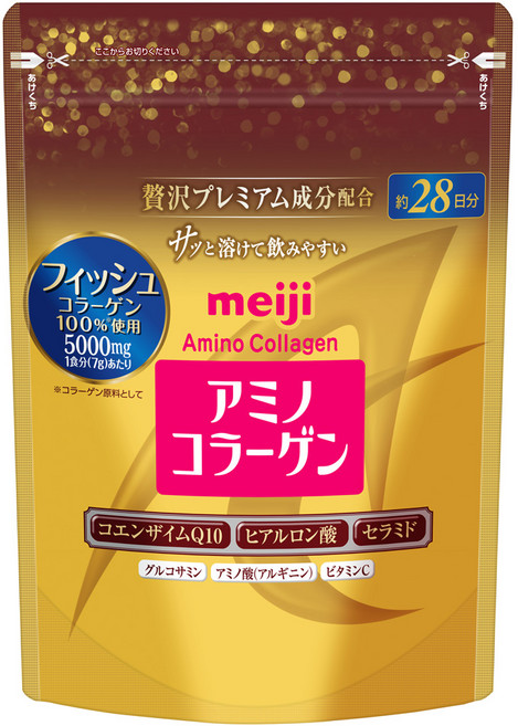 Amino Collagen 氨基膠原蛋白 膠原蛋白粉璀璨金 28日份 台灣公司貨, 196g, 1包