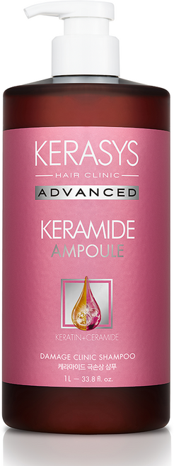 케라시스 케라마이드 극손상 클리닉 샴푸, 1L, 1개