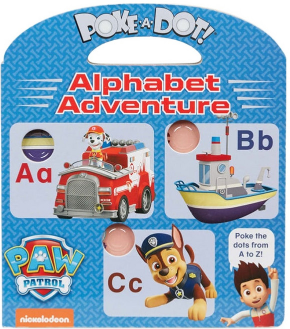 Melissa&Doug 瑪莉莎 童書 神奇泡泡手提書 汪汪隊字母冒險, 圖板書
