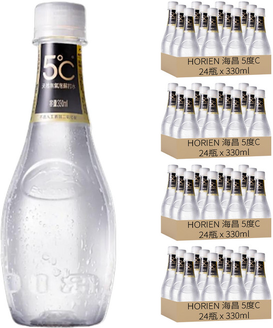 HORIEN 海昌 5度C 天然無氣泡蘇打水, 330ml, 96瓶