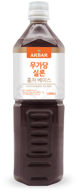 아크바 무가당 실론 홍차베이스, 1L, 1개