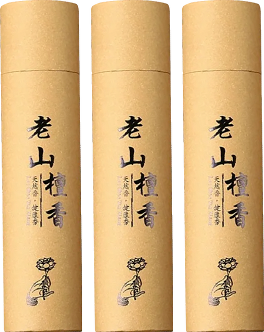 老山檀 香薰 (3入) 天然復香粉末, 檀香