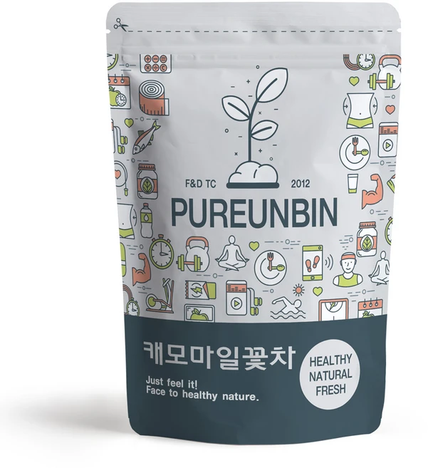 푸른빈 캐모마일 꽃잎 차, 80g, 1개입, 1개 - 쿠팡