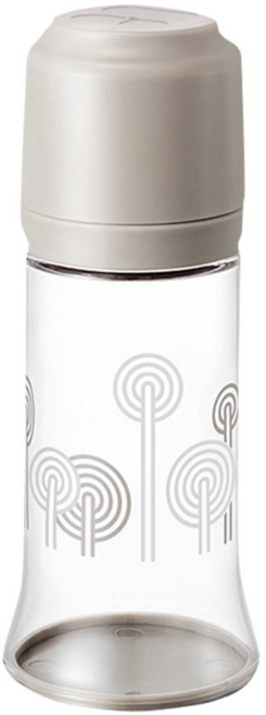 MOTHER-K 拋棄式奶瓶 250ml 0歲以上, 亞麻棕, 1個