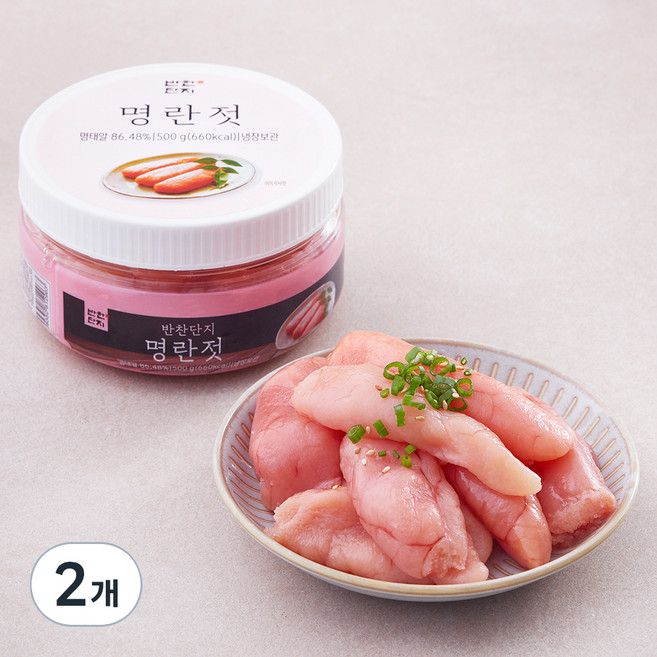 반찬단지 명란젓, 500g, 2개