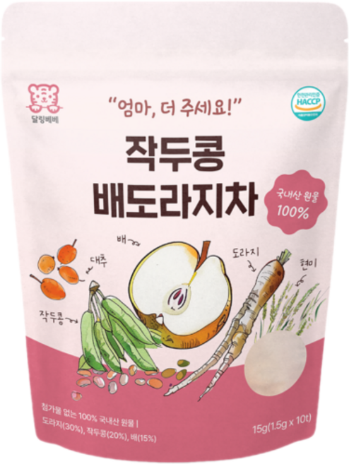 달링베베 작두콩 배도라지차, 15g, 10개입, 1개