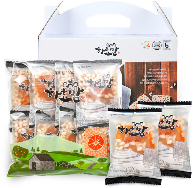 하효맘 제주 감귤칩 과즐 선물세트 24p, 720g, 1세트