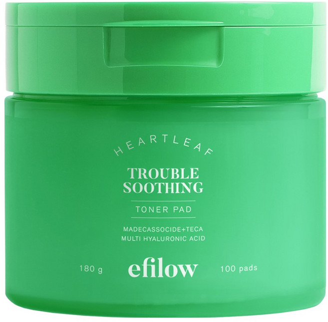 에필로우 어성초 마데카소사이드 트러블 수딩 토너패드 180g, 100매입, 1개