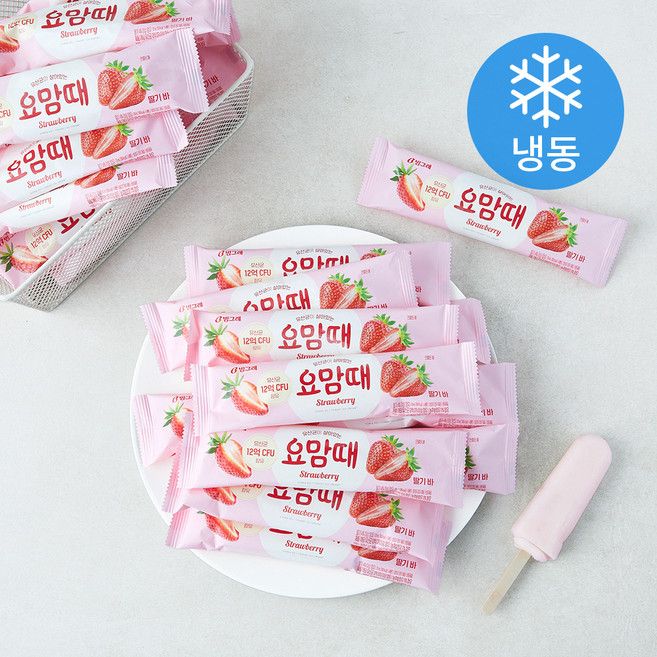 요맘때 바 딸기 (냉동), 70ml, 1개입, 40개