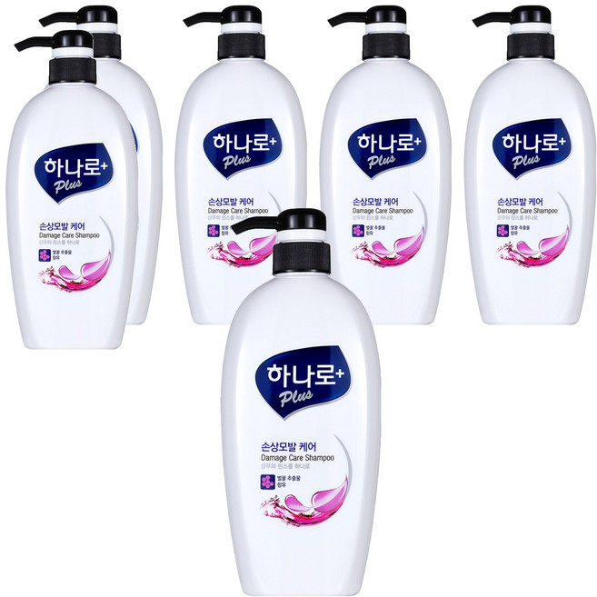 애경하나로 플러스 손상모발케어 샴푸린스겸용, 680ml, 6개