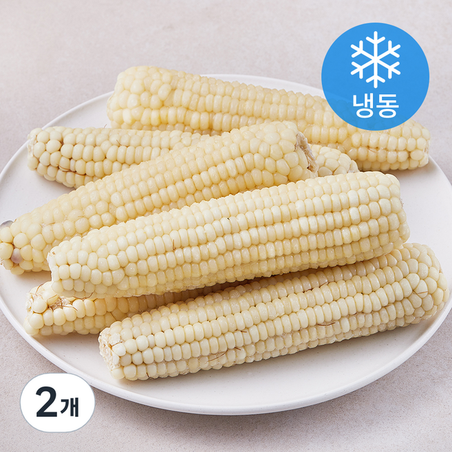 국내산 탱글탱글 찰옥수수 10개입 (냉동), 1.5kg, 2개