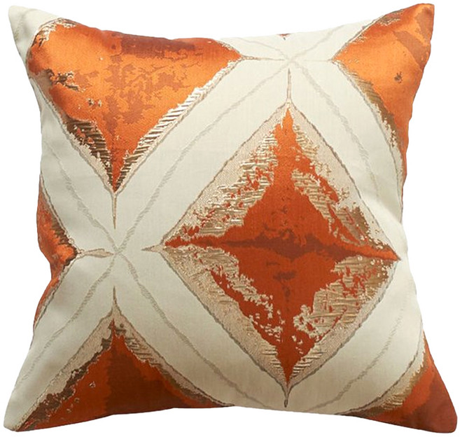 KUIBAO 快豹生活 Han圓點幾何純色抱枕, 諾亞菱形格