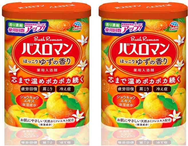 바스로망 입욕제 유자, 600g, 2개