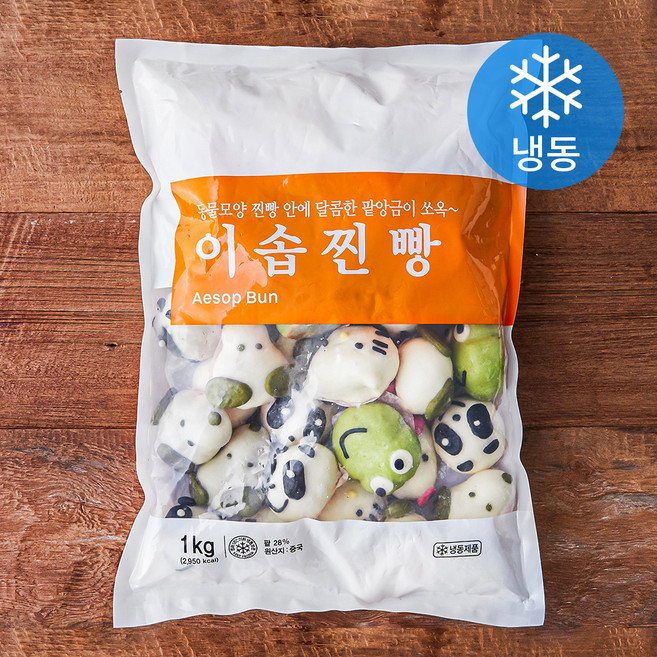 세미원 이솝찐빵 (냉동), 25g, 40개입, 1개
