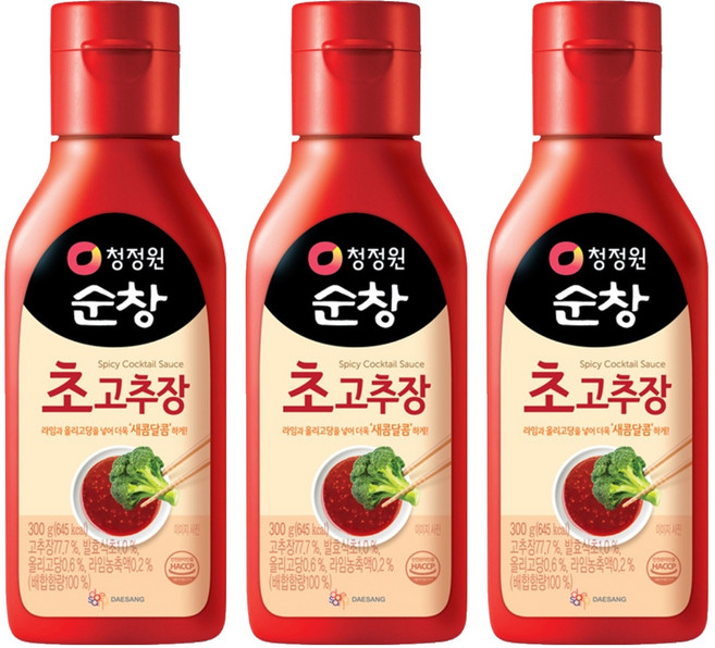 清淨園 醋辣椒醬, 300g, 3瓶