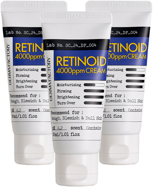 DermaFactory 視黃醇4000ppm乳霜, 3條, 30ml