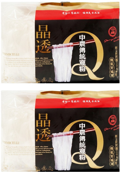 中農粉絲 傳統寬粉, 210g, 2袋