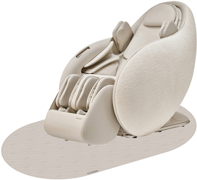 세라젬 파우제 M8 Fit 안마의자 + 러그 1p 세트 방문설치, CGM EMCG-2404, 크림화이트