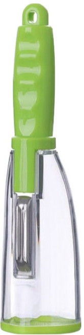 데일리픽 껍질먹는 안전 채칼, 그린, 1개