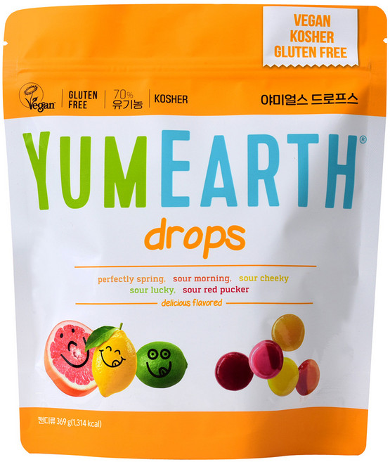 야미얼스 드로프스 캔디, 369g, 1개
