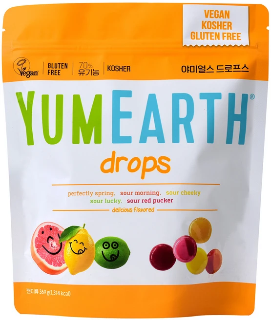 야미얼스 드로프스 캔디, 369g, 1개 - 쿠팡